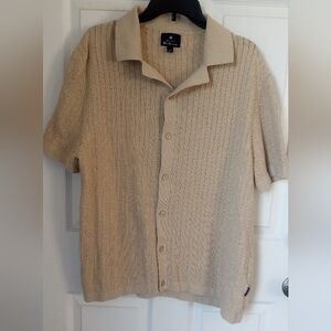 Ben Sherman Cream Knit Sweater